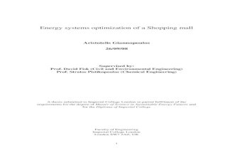 Energy Systems Optimization Of A Shopping Mall