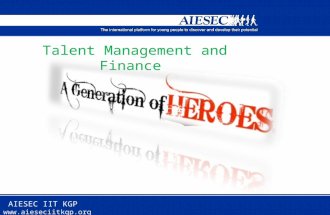 Talent management and finance presentation