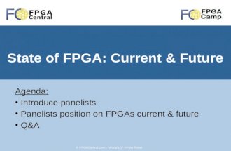 State Of FPGA: Current & Future - A Panel discussion @ 4th FPGA Camp