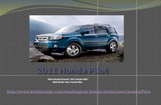 Honda Pilot Seattle - Ride Ready from Klein Honda Your Seattle Area Honda  Dealer - New Honda Pilot Seattle