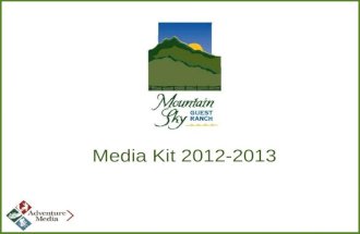 Mountain Sky Guest Ranch media kit
