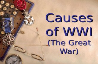 WWI Causes to Armistice