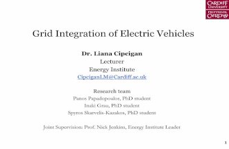 Liana Cipcigan  - Grid Integration of Electric Vehicles