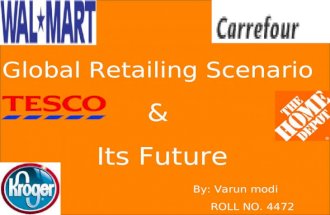 Global retail scenario and it's future