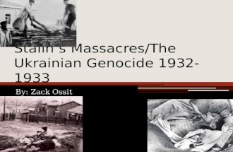 Stalin’s massacres