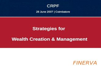 Strategies For Wealth Creation