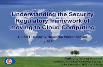 Security Regulatory Framework