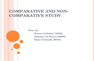 Comparative and non-comparative study