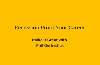 July2008   Recession Proof Your Career