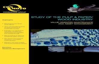 Study of the pulp & paper/wood industry