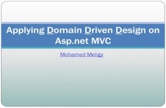 Applying Domain Driven Design on Asp.net MVC – Part 1: Asp.net MVC