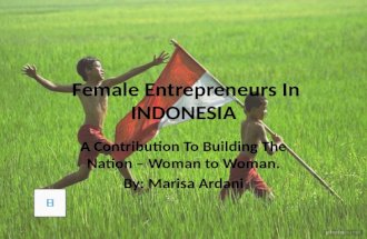 Support Female Entrepreneurs In Indonesia