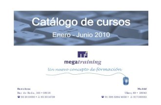 Catálogo 2010 (Primer semestre)