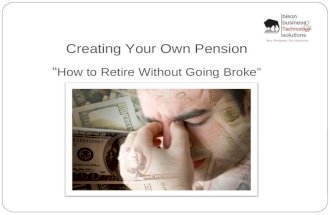 Creating Your Own Pension Plan