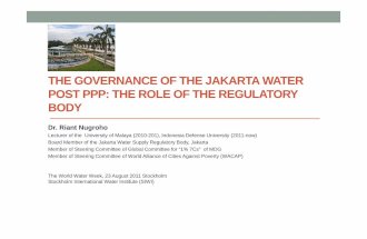 The governance of the jakarta water post ppp rn