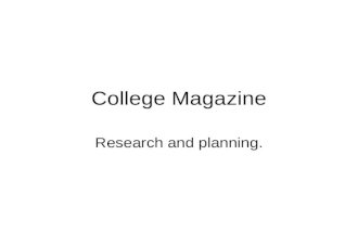 College Magazine