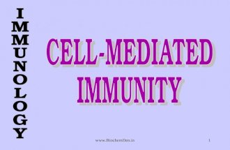 Immunology: Cell mediated immunity