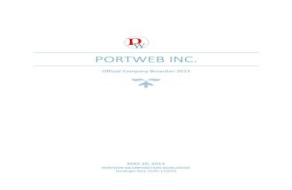 Company brochure(portweb inc. 2013)