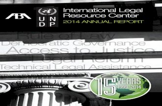 2014 UNDP ILRC Annual Report