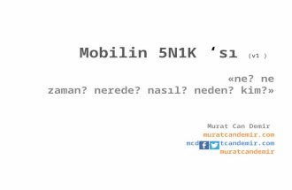 Mobilin 5N1K‘sı
