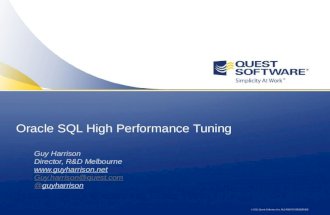 Oracle sql high performance tuning