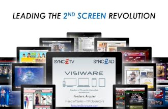 Visiware leading the 2nd screen revolution - nex tv rio 1.0