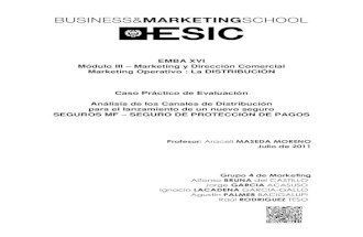Marketing Operativo - Dsitribucion - Seguros MF