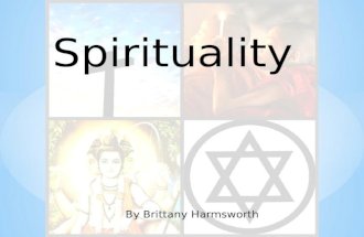 Spirituality Religion