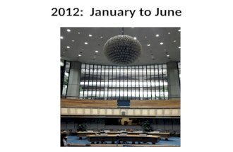 2012 Jan - June: Senator Will Espero