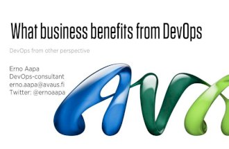 What business benefits from DevOps 2014