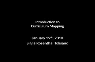 Introduction to Curriculum Mapping