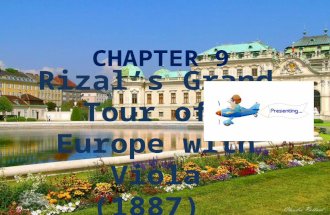 Rizal's grand tour of europe with viola