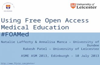 Using Free Open Access Medical Education #FOAMed