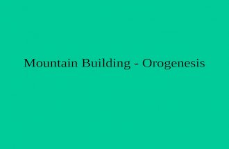 Mountain building
