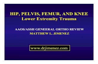 Hip, pelvis, femur and knee lower extremity trauma 2012