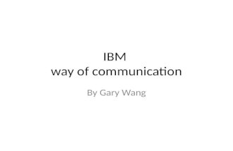 IBM way of communication