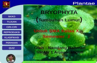 Bryophyta revisi