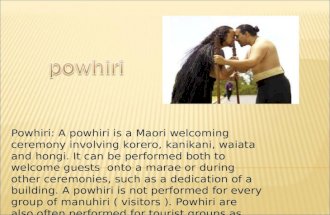 What is a Powhiri?