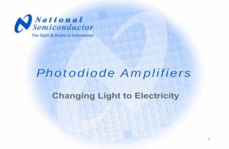 Photodiode amplifers