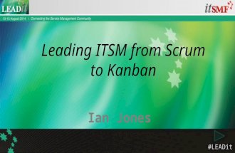 Leading IT Service Management from Scrum to Kanban