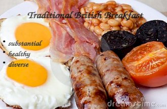 Traditional british breakfast