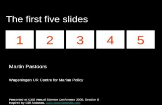 First five slides presentation