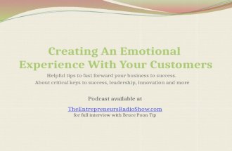 Creating An Emotional Experience With Your Customers