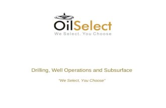 Oil Select Presentation Ppt