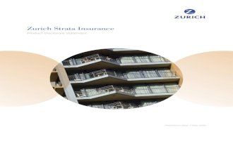 Zurich Residential Strata PDS (Product Disclosure Statement / Policy Wording)