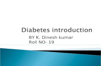 Intro Diabetes 1