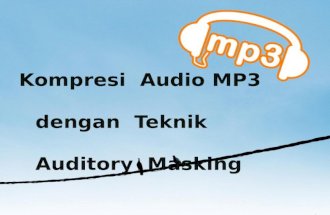 Kompresi audio dengan format mp3