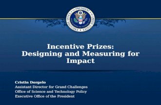 Incentive Prizes: Designing and Measuring for Impact