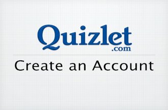 Quizlet.sign up