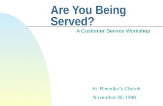 St. Benedicts Customer Service